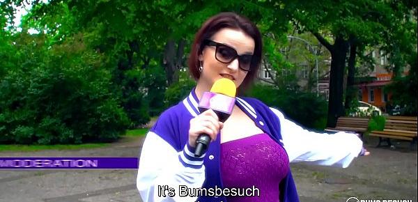  BUMS BESUCH - Voluptuous German camgirl Jolee Love fucks random amateur guy